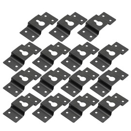 OSALADI 15pcs Hanging Speaker Bracket Shaped Wall Hook Hanger for Surround Sound Speakers Lightweight Plates for Easy Installation and Modern Decor