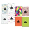30 Birthday Cards with Bright and Colourful Patterns (Folding Cards)