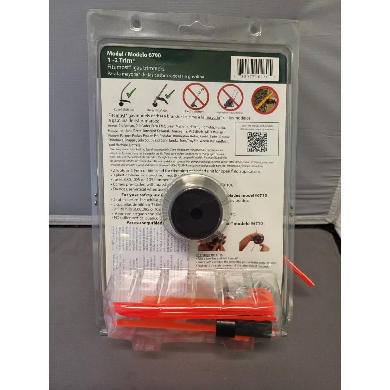 Grass Gator 1-2 Trim Replacement Trimmer Head - Model 6700