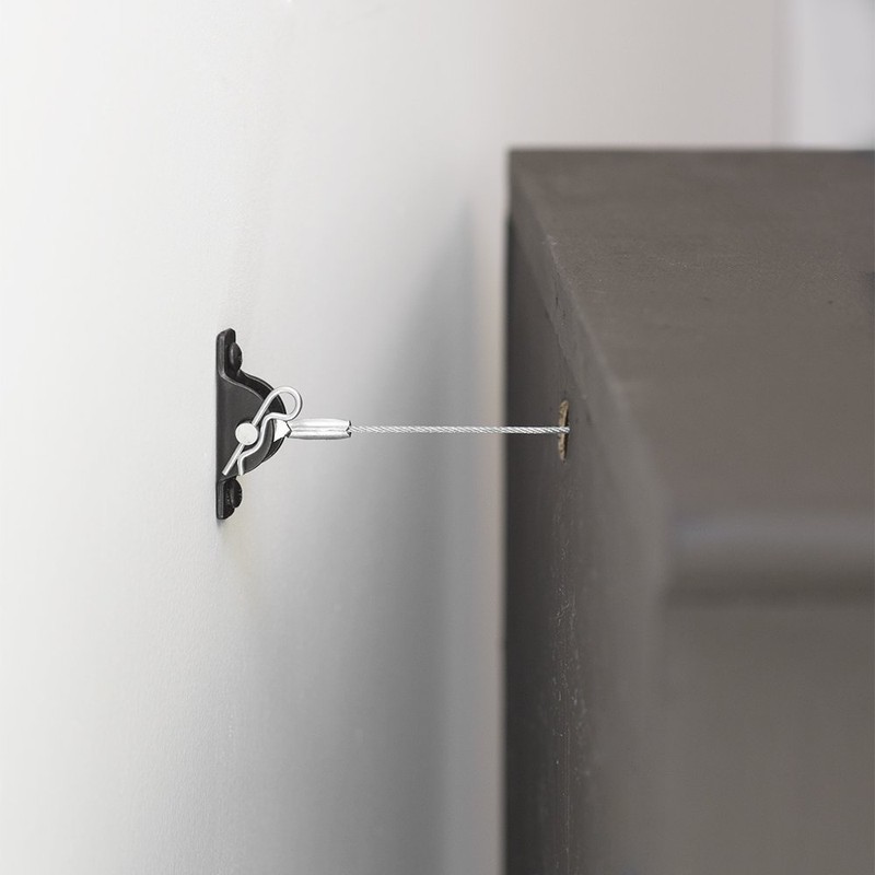 Furniture Anti-Tip Kit - 400 Pound Falling Furniture Prevention Device