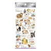 Cameo Japan 221734 Japanese Cat Seal, Adult Picture Book Sticker