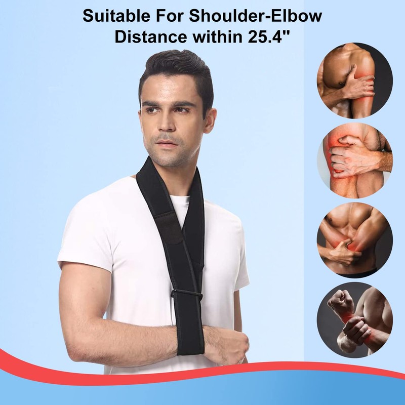 supregear Arm Sling, Adjustable Collar and Cuff Sling Immobilizer Lightweight