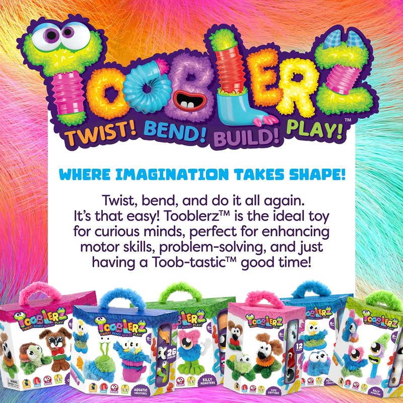 WeVeel TOOBLERZ (Silly Monsterz, 12, Piezas)