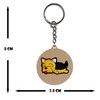 Yorkshire Terrier Dog Keychain Yazzle Dazzle Zipper Purse Bookbag Tumbler
