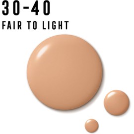 Max Factor Miracle Pure Skin Reset Serum Foundation 30-40 Fair to Light, 2-in-1 Serum Formula, Healthy Looking Skin, Medium Coverage, Satin Matte Finish, 2% Niacinamide, Dermatologically Tested