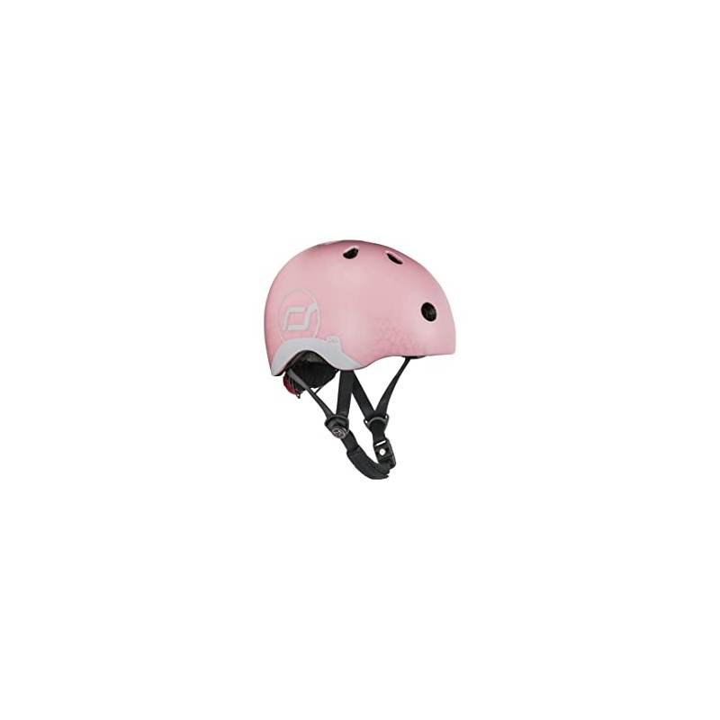 Scoot&Ride Unisex Youth Helmets XXS, Reflective Rose, S