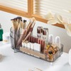 Rotating Makeup Organizer,Large Capacity Countertop Skincare Organizer,2 in 1 Bathroom