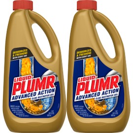 Liquid-Plumr Advanced Action Clog Destroyer Gel with PipeGuard, 32 Fluid Ounces Each, Pack of 2