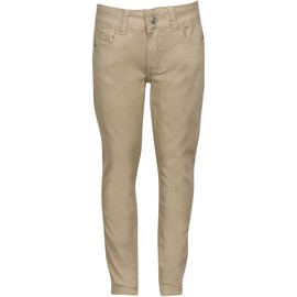 Premium Wear Skinny Stretchable School Uniform Pants for Girls Khaki 14