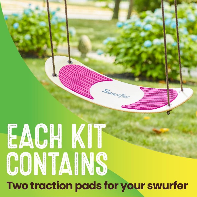 Swurfer SwurfGrip Traction Pads for Wooden Surf Swing – Comfortable