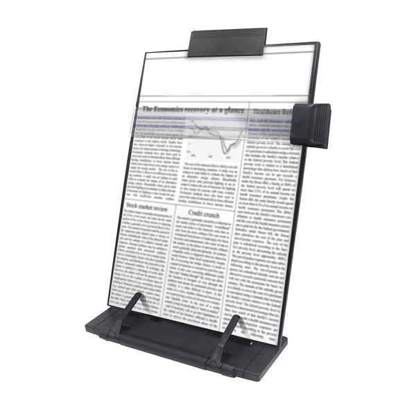 Desktop Document Book Holder with 7 Adjustable Positions Paper Holder