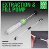SWANLAKE 200cc Fluid Extractor, Extraction&Fill Pump,Fluid Syringe Pump Manual Suction