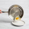 Ecolution Classic Stainless Steel Fry Pan, Professional Quality Sauté, Encapsulated