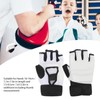 1 Pair 180‑185mm Half Finger Punch Bag Training Gloves Boxing