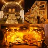 Beieverluck 8 Pack Solar Powered Fairy Lights Outdoor Waterproof 33FT