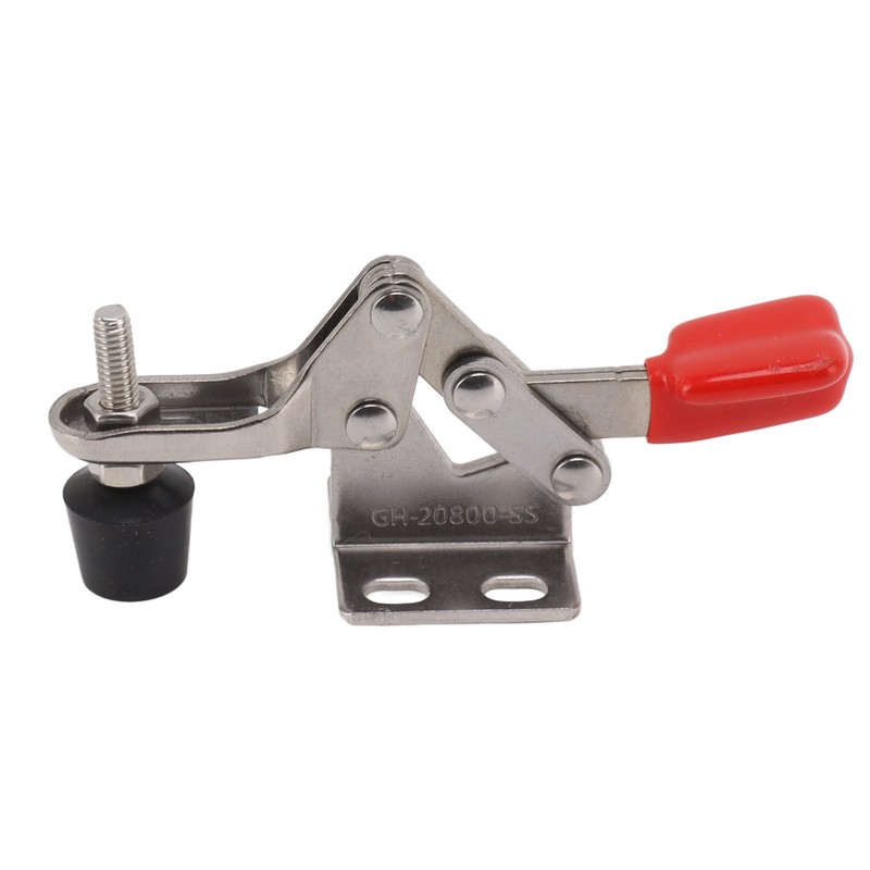 Horizontal Toggle Clamp Stainless Steel 66lb Holding Capacity 80 Degrees