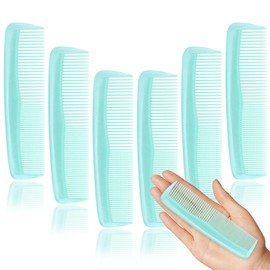 Hair Combs Bulk Travel Size Comb Bulk Plastic Hair Combs for Women and Men,Pocket Hair Combs for Travel Hotel Homeless Shelter Church (green, Pack of 24)
