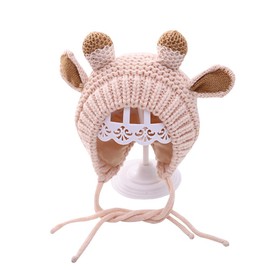 IMLECK Hand Crocheted Cute Cartoon Little Cow Knit Hat Infant Toddler Baby Hat