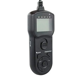 JJC TM-C Timer-Auslöser (Fernauslöser, Auslösekabel) für Canon RS-60E3, Contax LA-50, Pentax CS-205,