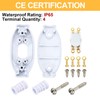 sourcing map 6mm Waterproof Appliance Switch, AC 250V 3A ON/OFF
