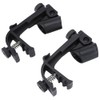 Drum Microphone Clips, 2 Pieces, Adjustable Plastic, Shockproof Drum Rim