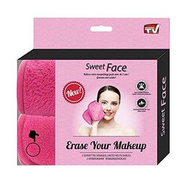 B01HZ8SGGY Microfibre Facial Cleansing Wipes, Make Up Eraser, Make-Up Wipes, Microfibre Set, Make-Up and Cleaning (Set of 2)