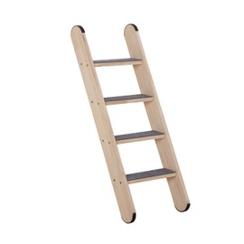 SHENGOCASE Solid Wood Wall Leaning Cat Ladder for Indoor Cats and Small Medium Dog, Stair Step for Window Bed, Wall Climbing Furniture (31.5")