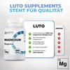 Luto Supplements Magnesiumglycinat ?C 365 Kapseln ?C 186 mg elementares