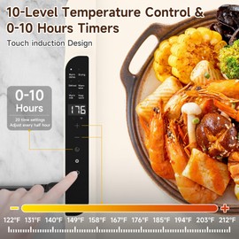 SAN LIKE Electric Warming Tray with 11 Temperature Settings, Rollable & Portable Food Warming Mat Foldable Heating Mat,Food Warmer for Parties Buffet, Family Gatherings, Holidays, Countertop