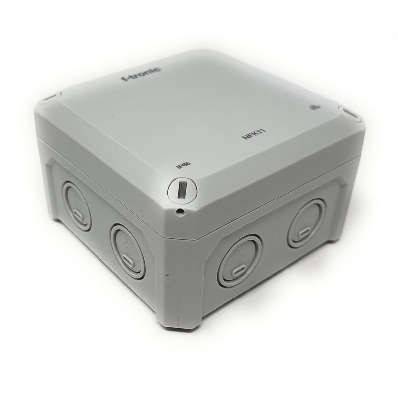 f-tronic FR Junction Box NFK11gr-K4, IP66, Grey, NEPTUN Compact (110