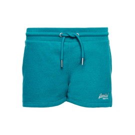 Superdry Women's Ol Classic Jersey Shorts, Ocean Green Marl