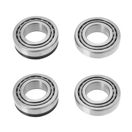 Create idea 2 Set Fits for 1'' Axles Trailer Wheel Hub Steel Bearings Kit 50.3mm X25.3mm 2 44643/2 44643L/44610 (2x with Sealing Ring and 2x without Sealing Ring)