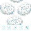 50Pcs Coastal Turtle Ocean Green Large Oval Paper Plate 12
