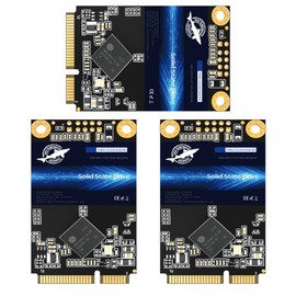 SSD MSATA 64GB Dogfish High Performance Internal Solid State Drive for Desktop Laptop 3 Unit Package Pack [64GB(3 Packs),MSATA]