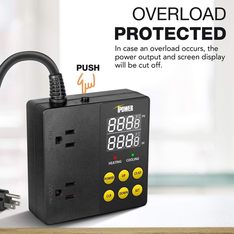 iPower Professional Digital Heating and Cooling Temperature Controller for Seed