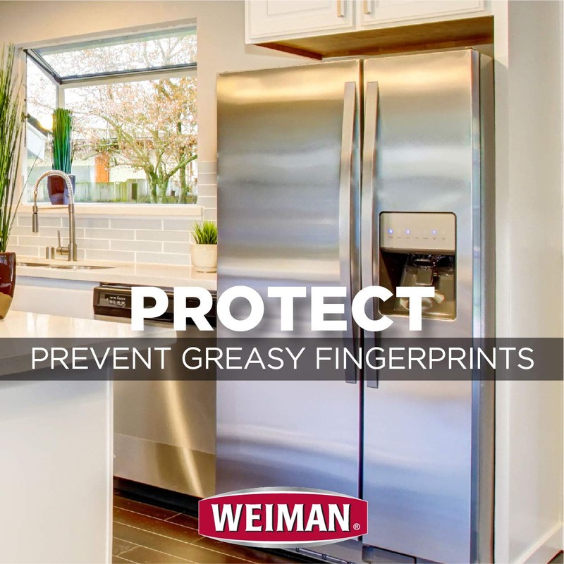 Weiman Stainless Steel Cleaner and Polish Trigger Spray - Protects