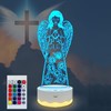 SUPERHONGJIHAO Night Light for Children, 3D Angel LED Lamp with