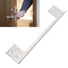 Door Latch Guard Plate, Outswing Door Security Protector, L Shaped