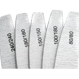 Set De 6 Limas De Granajes 80/100/150/180/240/sponge 100/180
