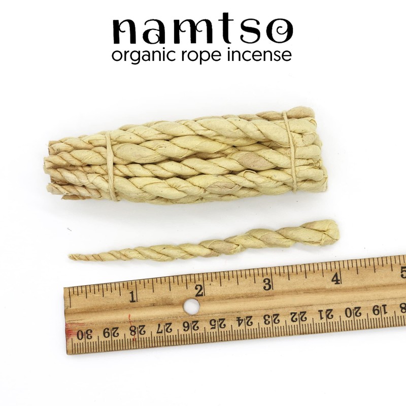 Soul Sticks Namtso Tibetan Handmade Rope Incense 20 Sticks Handrolled