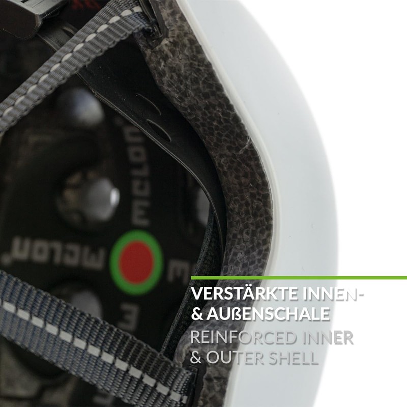 Melon Urban Active Fired Up Helmet - White, Medium/Large 52-58