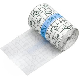 KARUVAZA 防水フィルム ロール 12cm×10m 透明絆創膏 傷 キズフィルム フィルムドレッシング 大きめサイズ キズに保護フィルム 保護タトゥー ドレッシングテープ 創傷用粘着 入浴 水泳 水仕事 お風呂 タトゥー介護