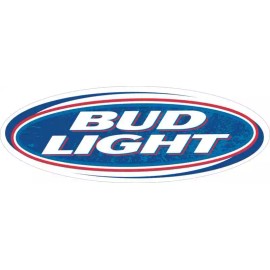 Bud Light Vinyl Sticker Decal 6" (full color)
