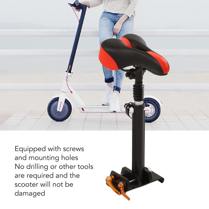 E Saddle Electric Scooter Seat, Adjustable Universal Punch Scooter Seat