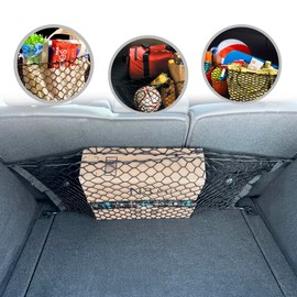 Rear Envelope Style Elastic Trunk Mesh Cargo Net for Acura RDX 2019-2025 - Premium Trunk Organizer and Storage - Luggage Net for SUV - Best Car Organizer for Acura RDX