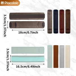 8Pcs Elastic Band Pen Holder, Pen Holder for Notebook, PU Leather Pen Sleeve Pouch for Hardcover Journals Detachable Journal Pencil Holder Notebook Pen Holder for Notebook Planners Binders Books