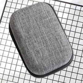 Eigell EVA Hard Storage Case Travel Bag with Mesh Pocket Protective Pouch Waterproof for Upper Arm Pressure Monitor with Cuff, Gray