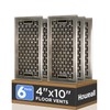 Howeall 4x10 Inches 6 Pack Heavy Duty Walkable Floor Register