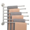 Alise Swivel Towel Rack, SUS304 Stainless Steel 6 Arms Towel