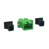 CERRXIAN SC Fiber Optic Adapter Female to Female APC Simplex